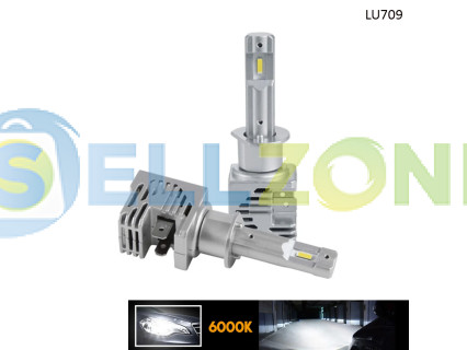 Συμπαγείς λαμπτήρες LED H1 – 35W, 6000K ψυχρό λευκό, χωρίς ανεμιστήρα – LU709